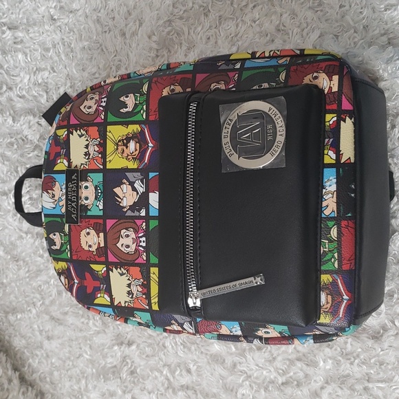 NWT My Hero Academia Mini Backpack with FLAW pocket not centered main image 9